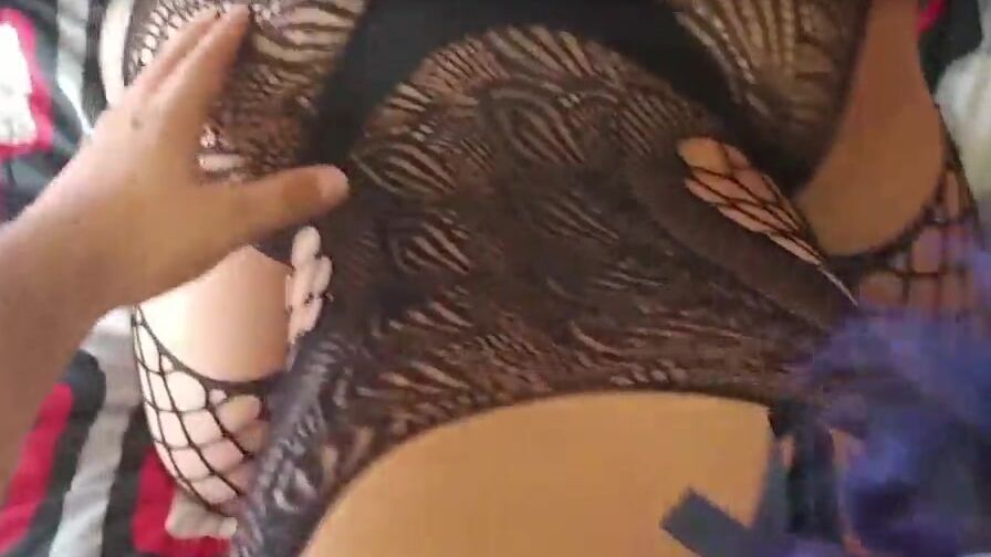 Best Bj Of His Life! Gigantic Ass Hispanic Inside G-String & Pantyhose point of view Amateur