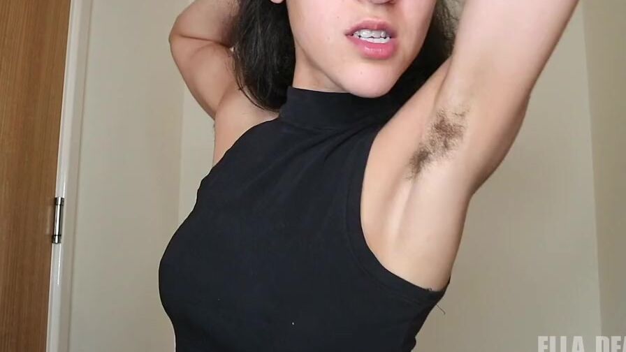 Ella Dearest Unshaved Armpit & Toes Licking