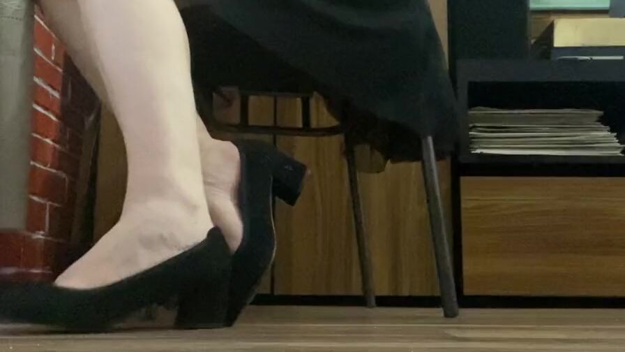 goddess feet bondage clip with your shy women