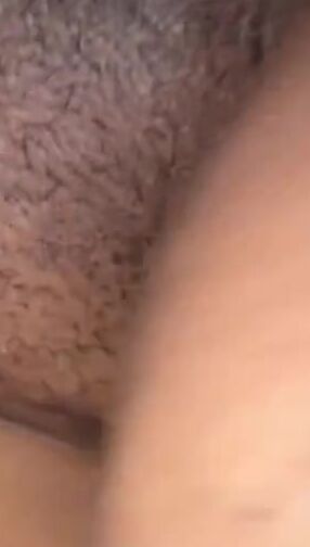 Black cunt plowed up close (creamy)