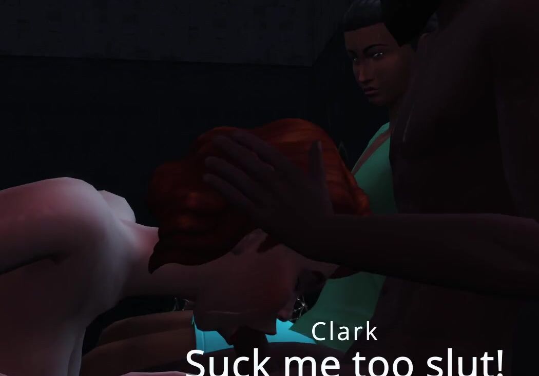 Mega Sims- Cheating Wifey gangbanged by big black cock (Sims four)