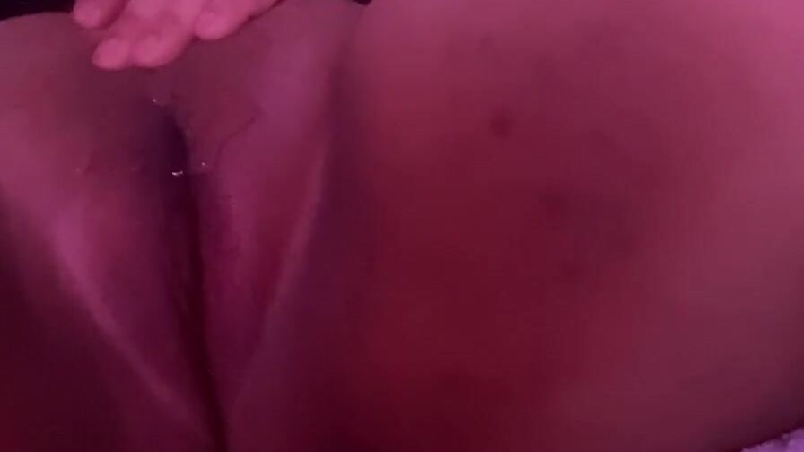 View close up as I stretched my fat twat open just for you(; soak solo vagina play