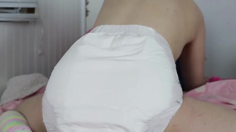 Diapered pillow humping