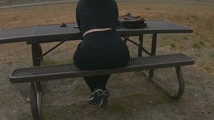 Outside View Thru Yoga Leggings Huge Ass Wifey