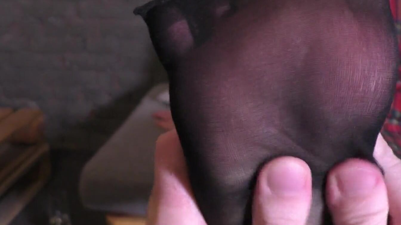 pov Beauty foot grind inside diffrent pantyhoses and socks