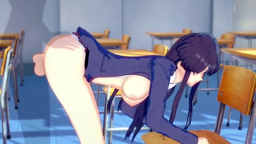 Komi Fucks Lucky School Girl into College Classroom