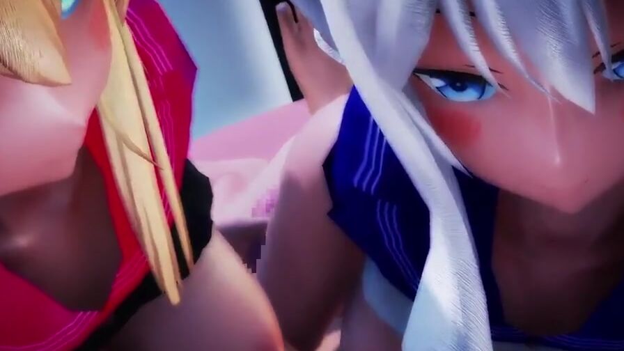 【MMD R-barely legal SEX DANCE】PERVERSE BOOTY HUGE WHITE BUTTOCKS WILLING TO COJ[MMD R-18]