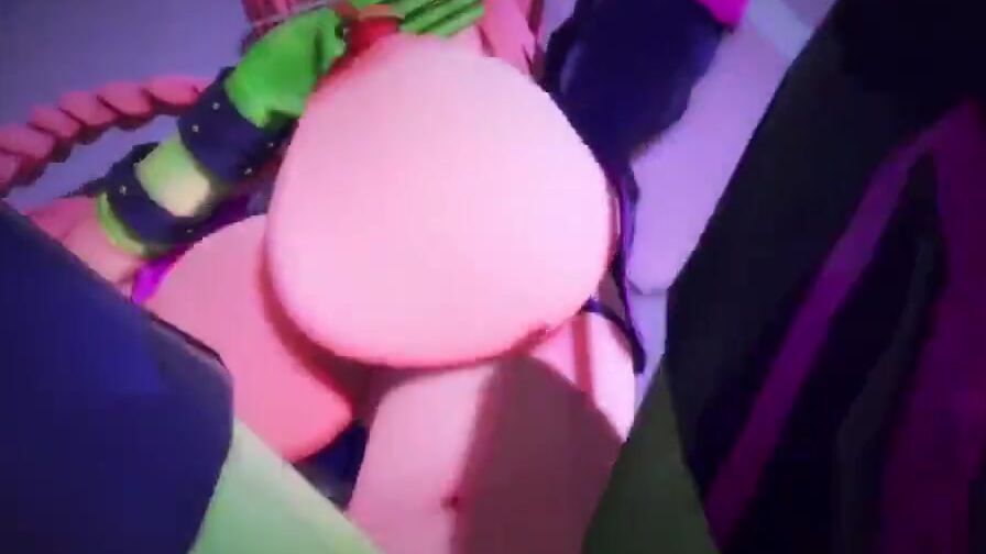 【MMD R-18 yo SEX DANCE】HOT YUMMY HOOTERS GIGANTIC BOOTY POUNDED EXTREME SEX ハードセックス [MMD]