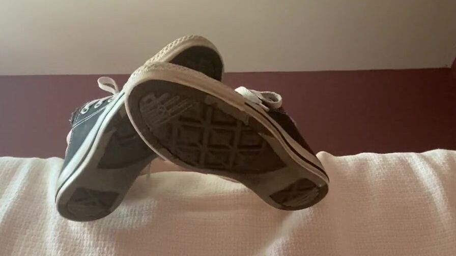 Spying on Step Sister phone sex into converse