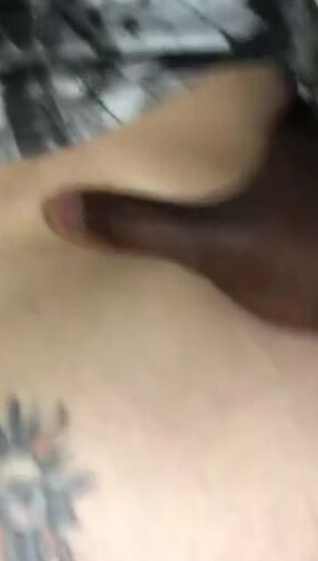 Married white MILF taking big black cock doggy pt three