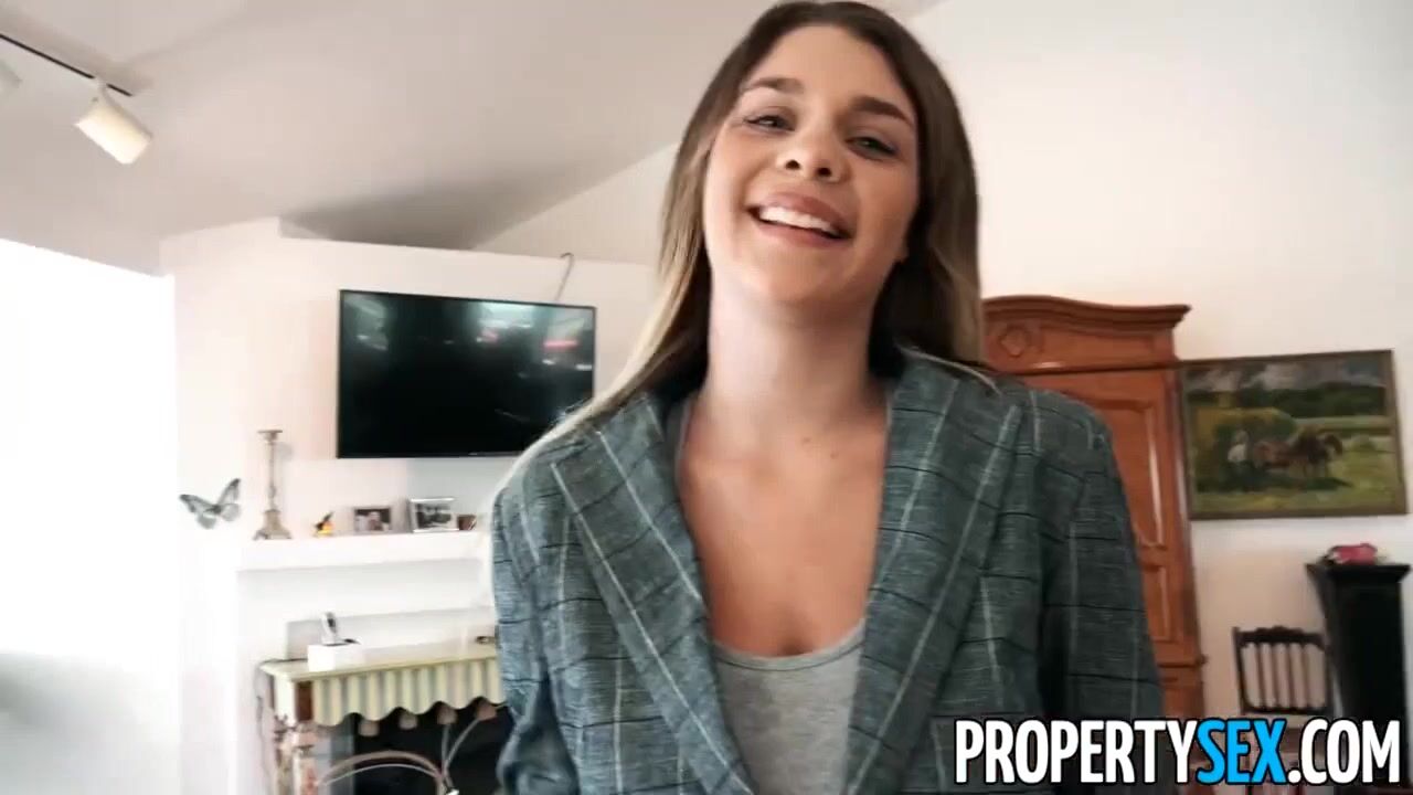 PropertySex hot Real Estate Agent With Long Melons Bangs Client