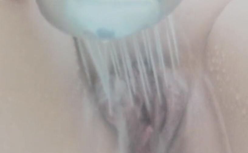 Shower fellatio masturbation two