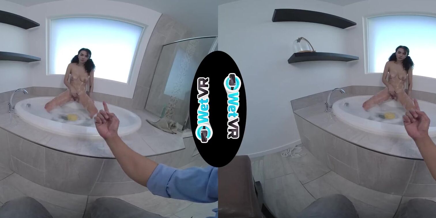 WETVR Sexual Rub Into The Bath-Tub VR Porn Pounded