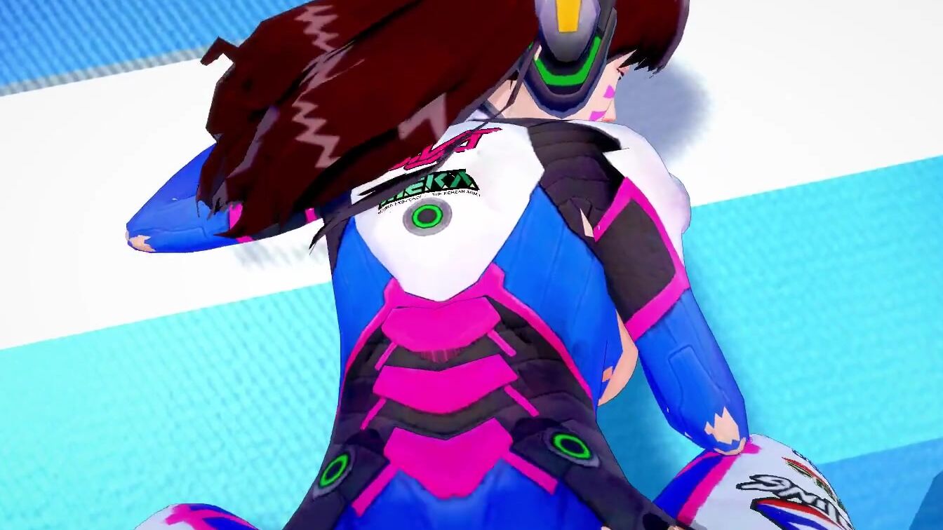 D.VA COVERED INSIDE CUM! Overwatch 3D ANIME