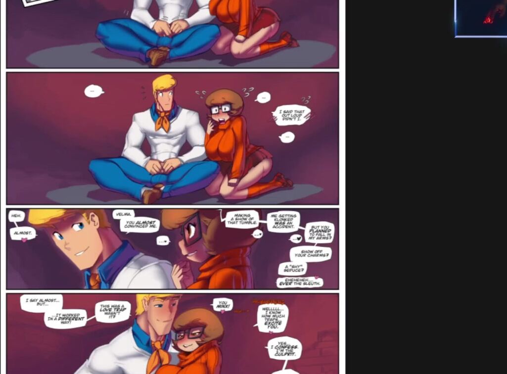 Fred cheats on daphne with Velma