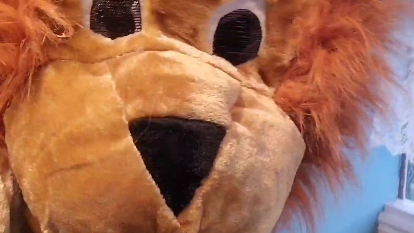 Mascot Getting A Facial