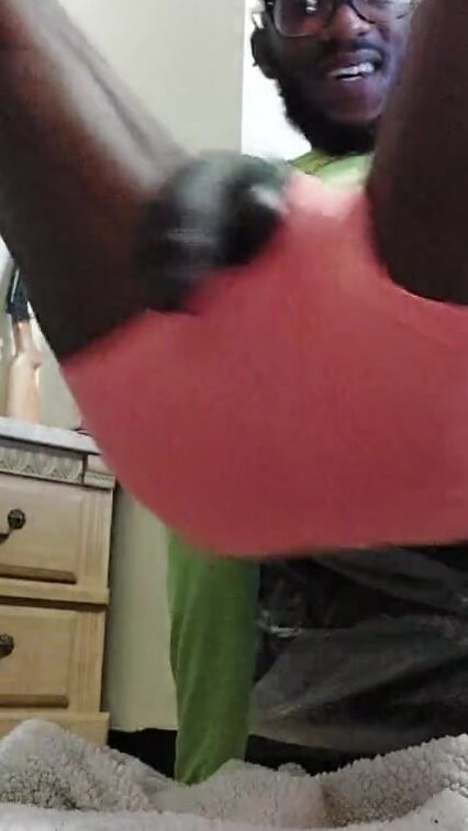 Online class and my cock popped out.. must see