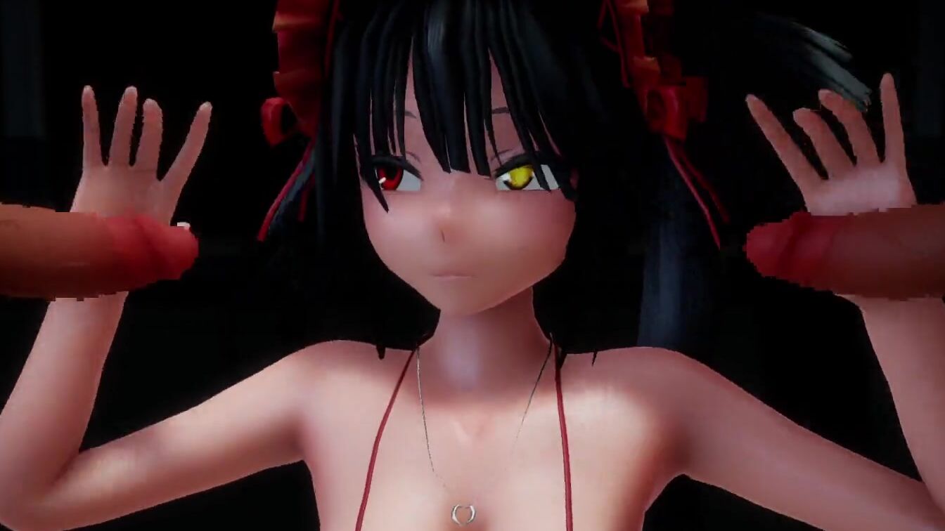 Swinging Dance Kurumi Tokisaki - Date A Live Gothic women - MMD