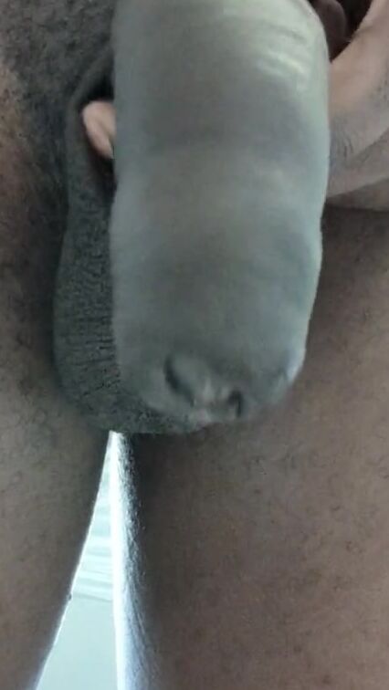 New gigantic dick pee at office