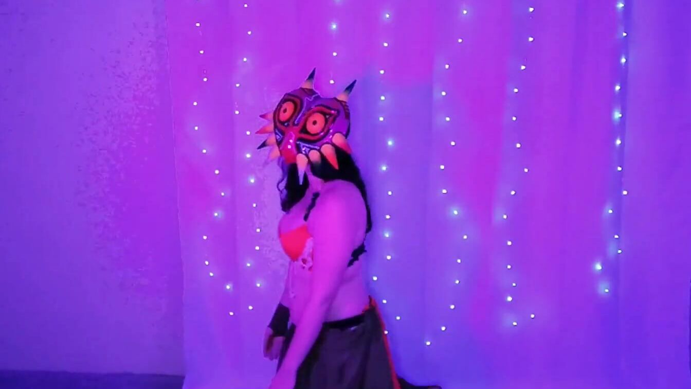 Zelda Majora's mask contemporary tribal bellydance