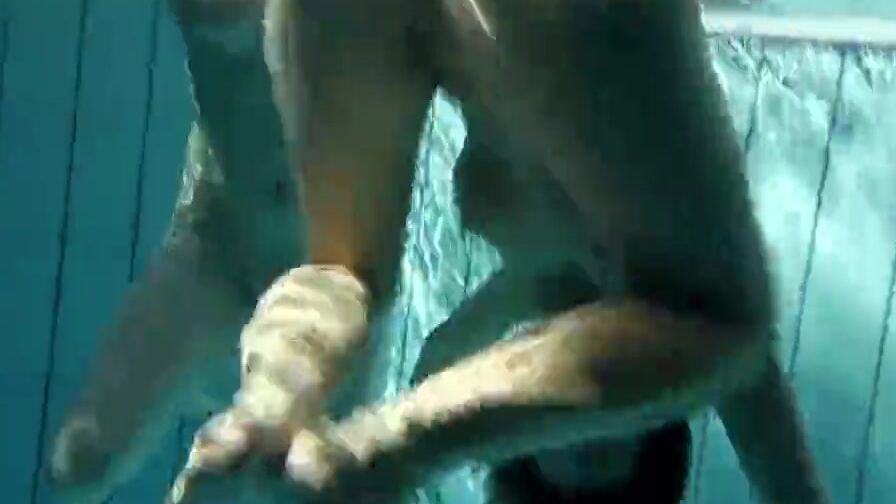 Zuzanna and Lucie making out underwater