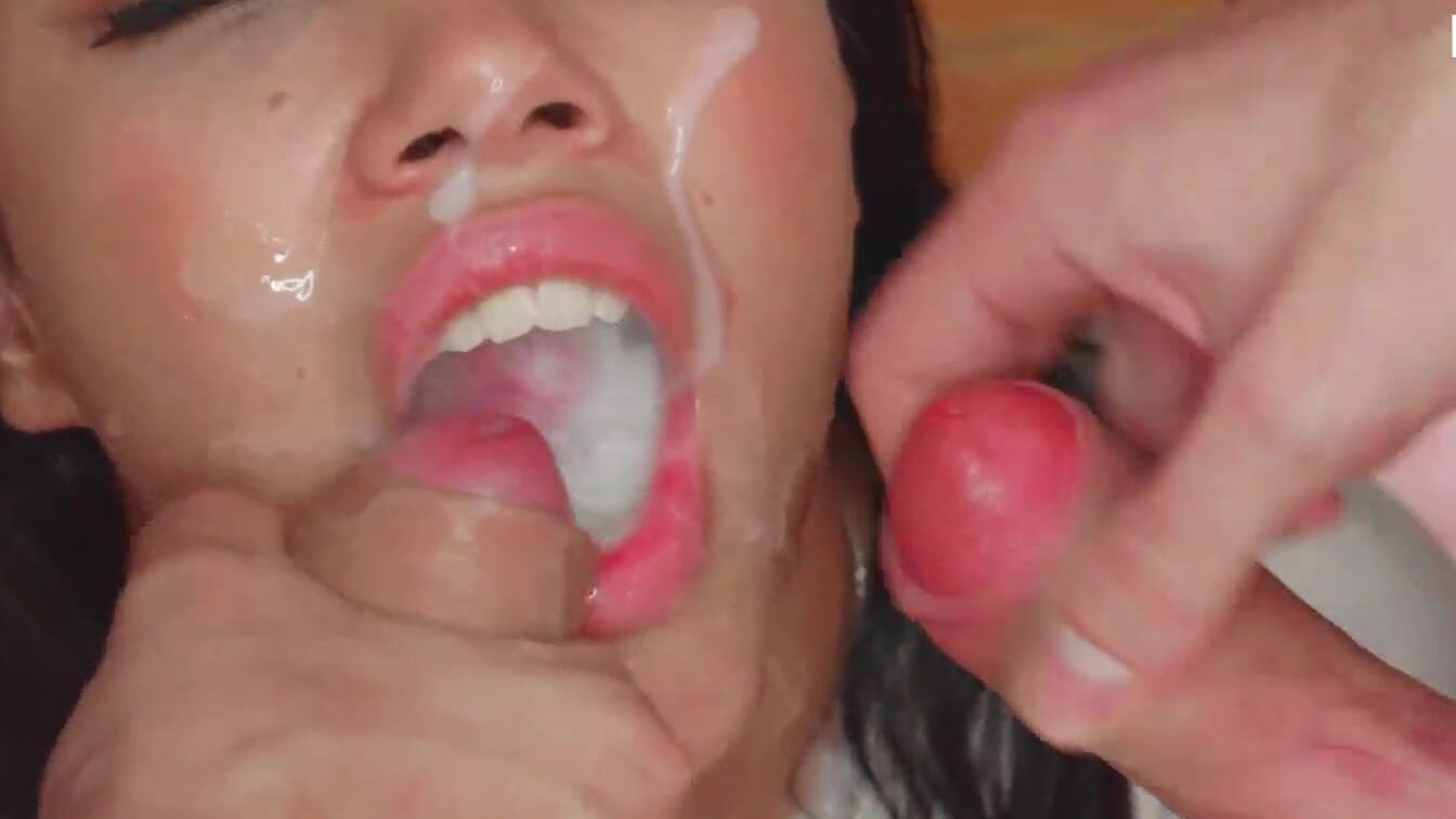 PremiumBukkake - Lia Ponce swallows 59 gigantic mouthful cumshots