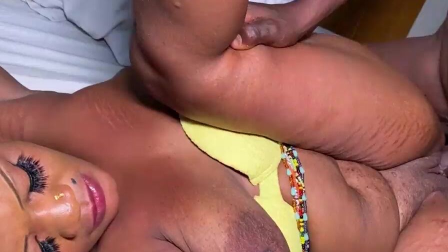 African slay queen getting ruined by rough penis after taking spe Suruka vagina energizer that made that snatch so slippery