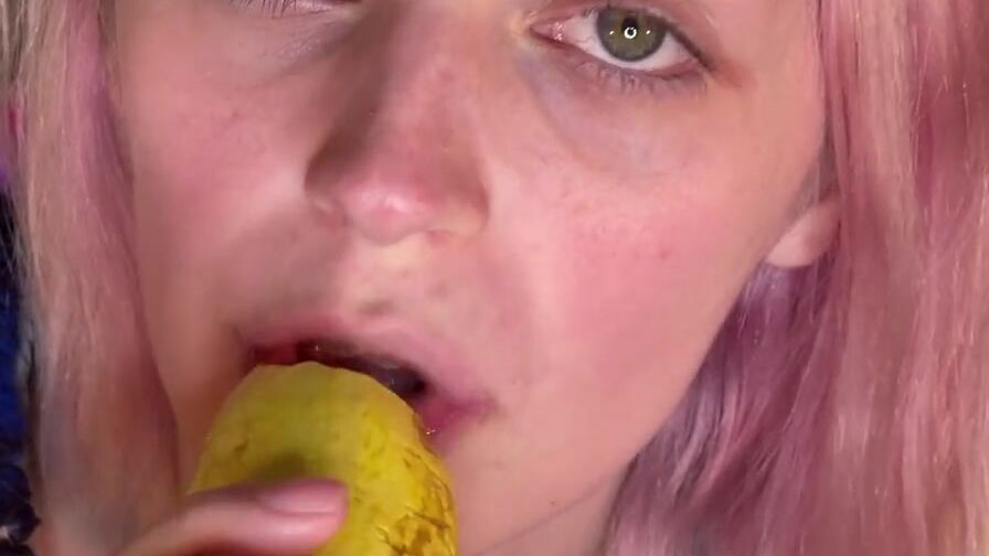 ASMR- Squash Blowing and Licking