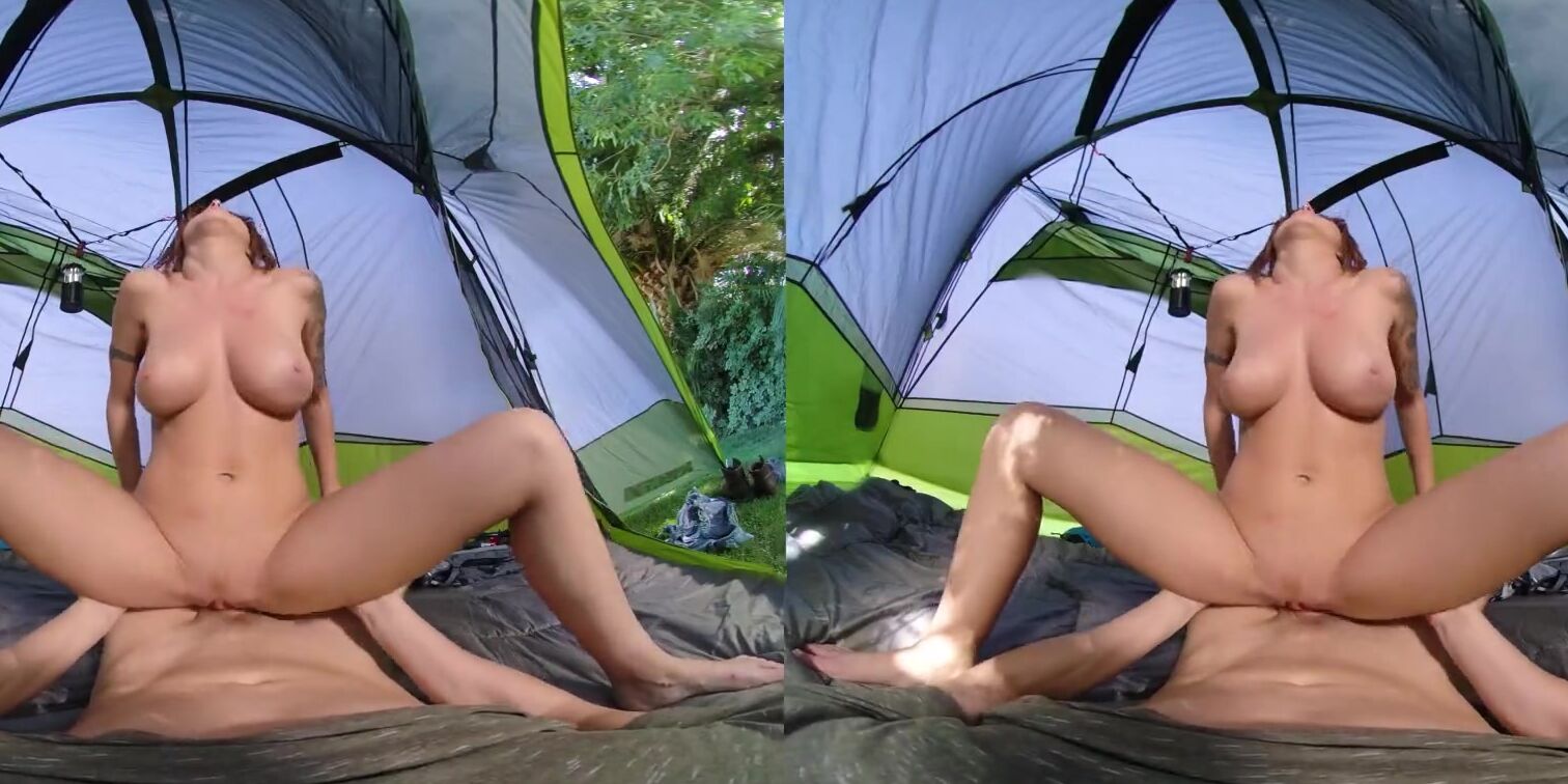 VR Conk Sexsual Camping Sex With Ginger babe Lumi Ray VR Porn