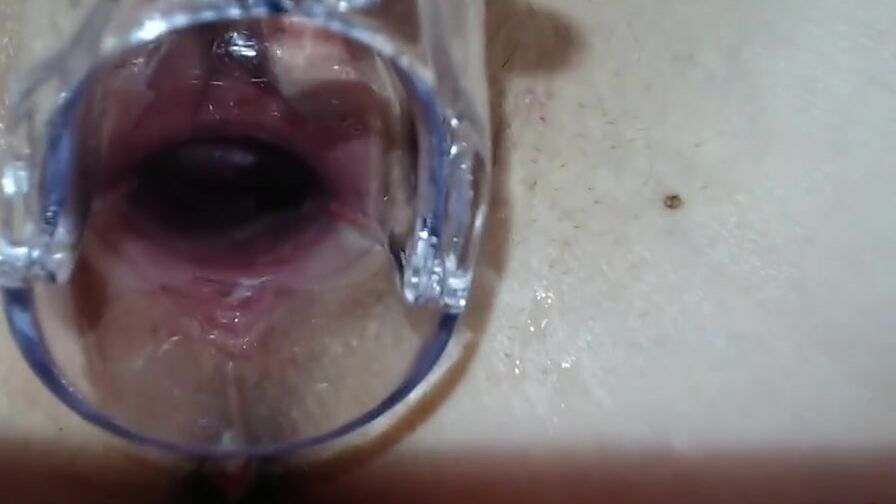 Soak SOAK Snatch orgasm into with speculum, showing the cervix