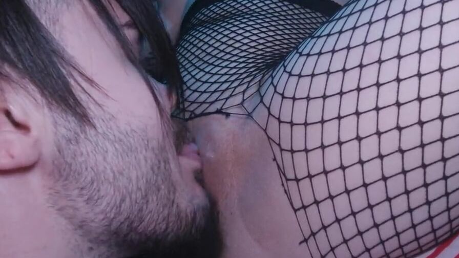 18 Snatch Inside Fishnets Getting Eaten Out Well - Real