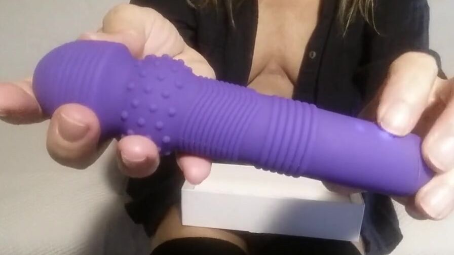 nippleringlover vulgar mom unboxing new toy masturbating pierced snatch insane