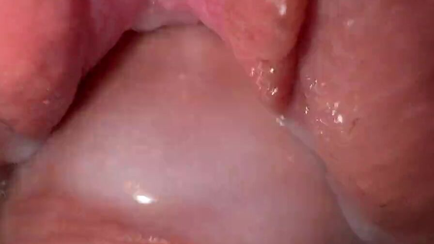 Extremely close up banged tight teenie twat