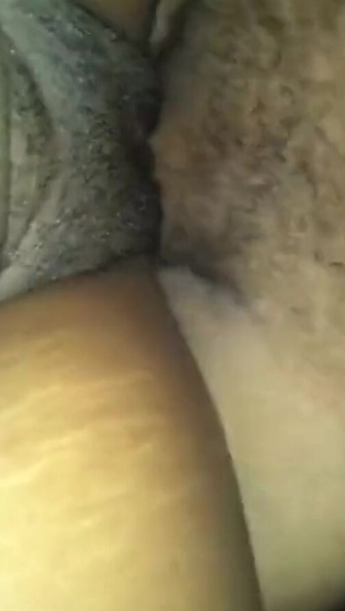 CUMMED Amateur college girl cum on african cunt