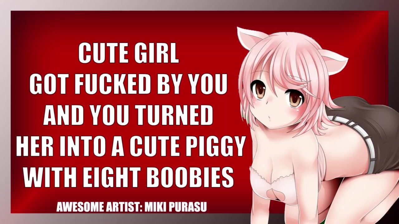 Transformation of a bimbos in a Pig while you are Fucking her