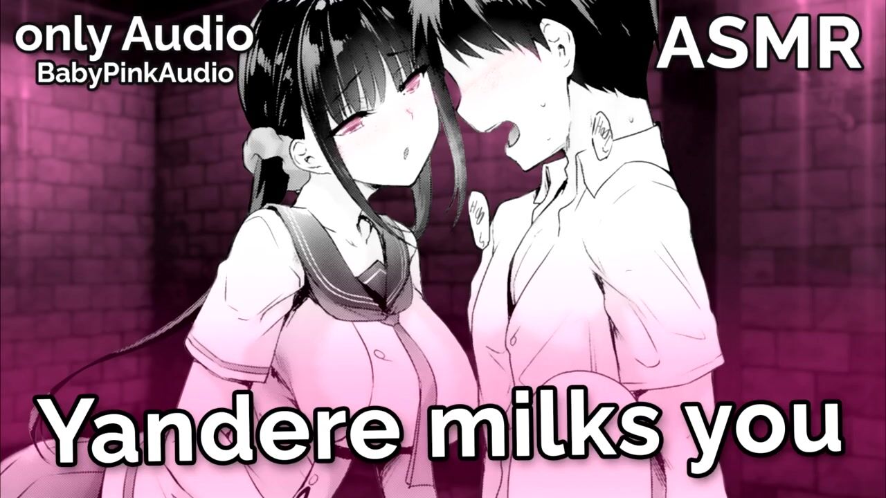 ASMR - Yandere Milks you (hand job, Bj, FETISH) (Audio Roleplay)