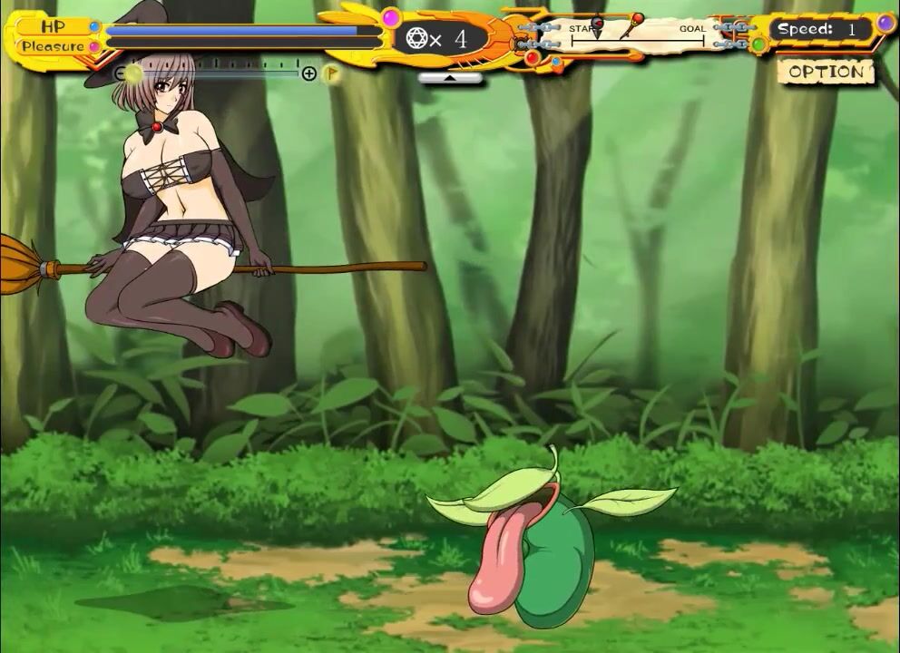 Witch sluts Anime Game Gameplay . Adorable Women having Sex with Guys into Forest