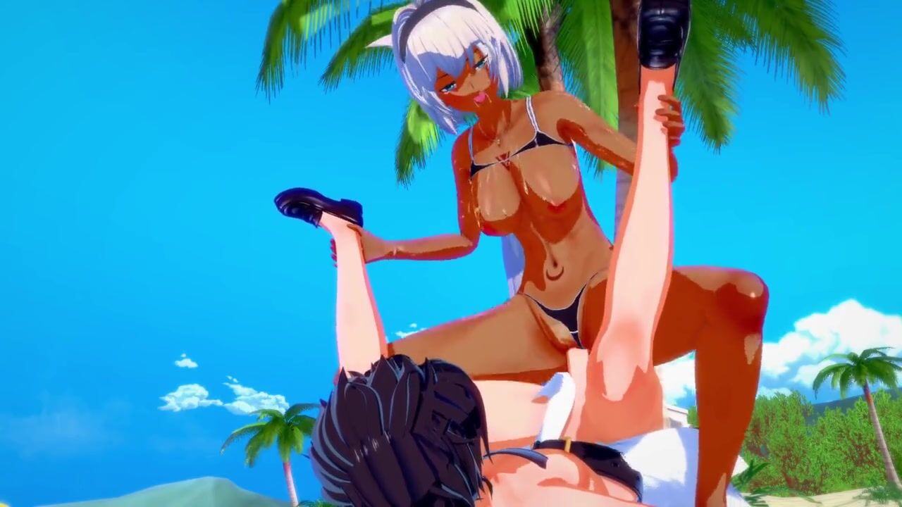 Fate/Grand Order: CUTIE HARD SEX with Caenis on the Beach (3D Cartoon)